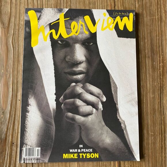 Mike Tyson - Interview magazine - Oct 1990, Don King, Ray Liotta, Clint Eastwood - Picture 1 of 14